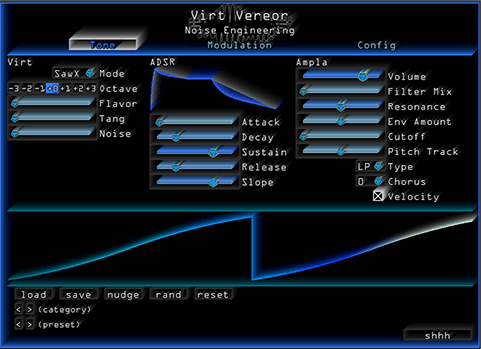 Virt Vereor VST Synth Screenshot